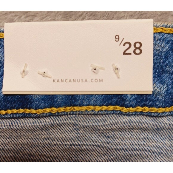 Kancan High Rise Ankle Skinny Women's Distressed Jeans Size 9/28 - Picture 7 of 9